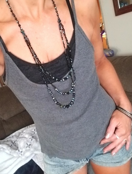 GUC, Brandy Melville open back side slit tank - Picture 6 of 8